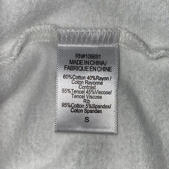 Young Fabulous & Broke White Drawstring Oversized Hooded Jacket - Picture 8 of 11